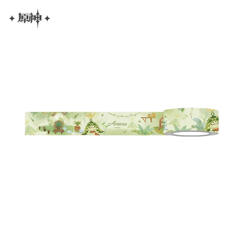 Aranara Series Stationery Genshin Impact Arama Washi Tape ACG Go Anime www.acg-go.com Aranara, Genshin Impact
