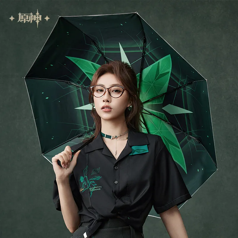 Genshin Impact Alhaitham Theme Impression Series UV Protection Folding Umbrella