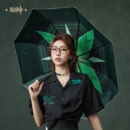 Genshin Impact Alhaitham Theme Impression Series UV Protection Folding Umbrella