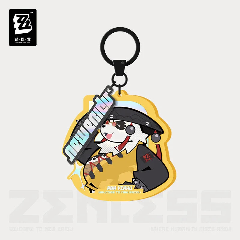 New Eridu Series Yunkui Summit Chibi Acrylic Keychain Zenless Zone Zero Pan Yinhu ACG Go Anime www.acg-go.com Ju Fufu, Pan Yinhu, Pendant & Keychain, Yixuan, Zenless Zone Zero