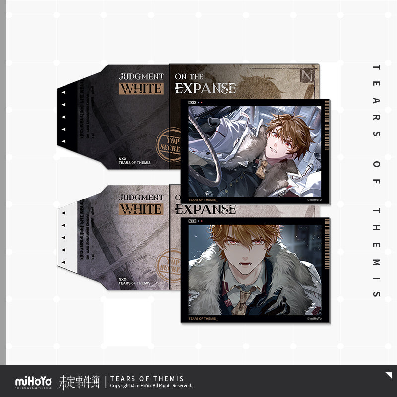 Judgment On The White Expanse Series Tear-off Photo Card Set