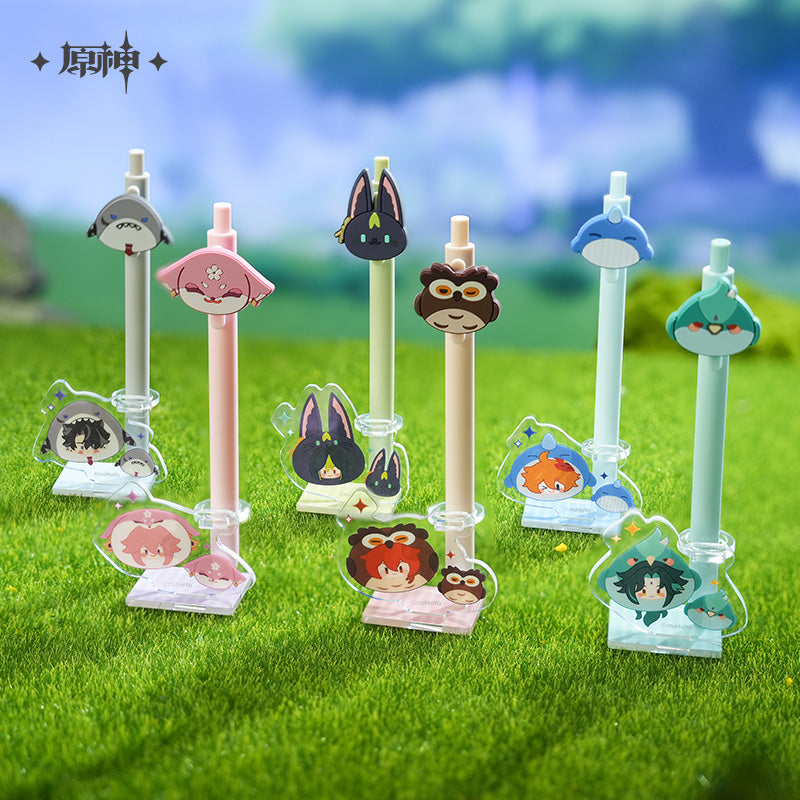 Teyvat Zoo Theme Series Gel Pen (2 pcs)