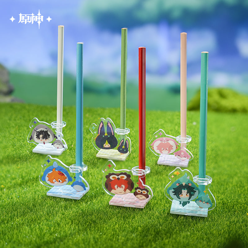 Teyvat Zoo Theme Series Acrylic Pen Holder