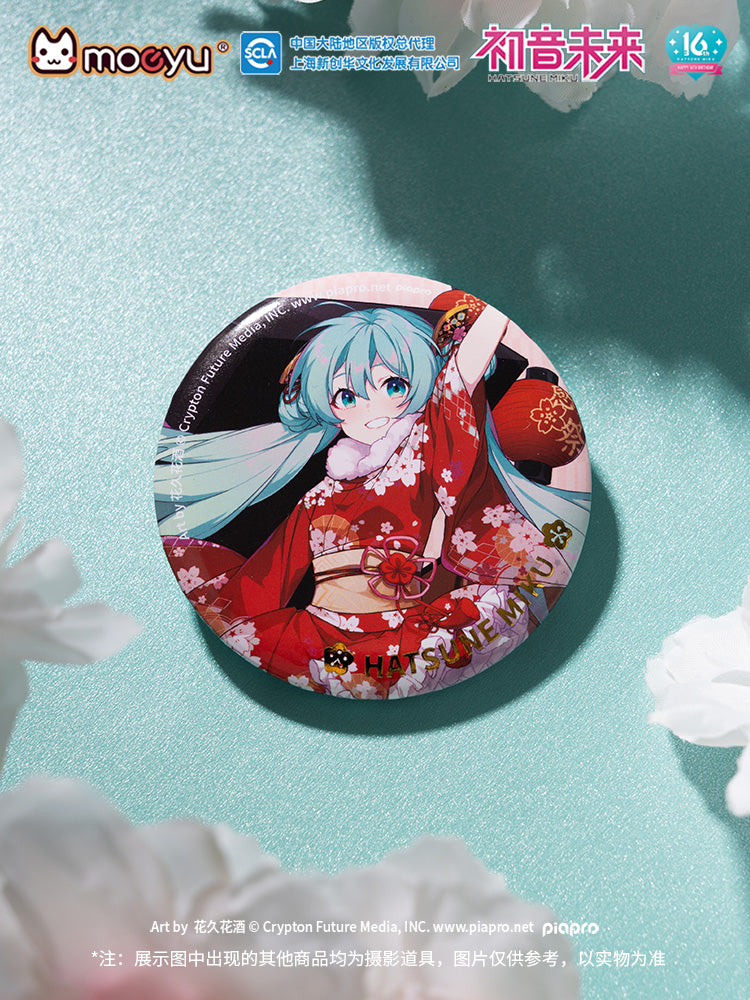 Memorial Badge Vocaloid! Hatsune Miku ACG Go Anime