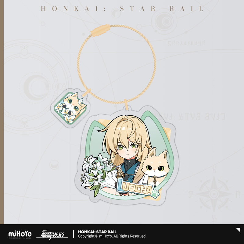 Little Cat Series Acrylic Keychain
