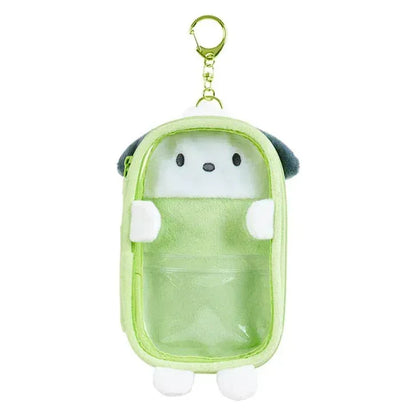 Sanrio Cute Character Organizer Bag Pochacco ACG Go Anime www.acg-go.com Apparel, Cinnamoroll, Hello Kitty, Kuromi, My Melody, My Sweet Piano, Pendant & Keychain, Pochacco, Pompom Purin, Sanrio, Tuxedo Sam