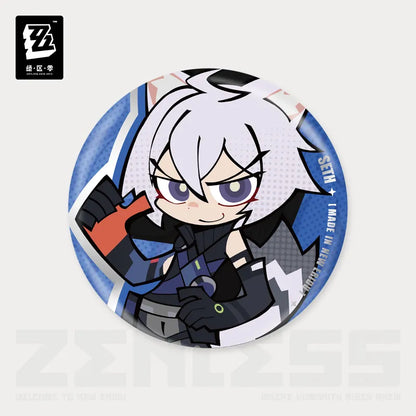 New Eridu Series Criminal Investigation Special Response Team Chibi Tinplate Badge