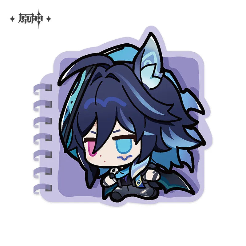 Chibi Character Series Spiral Notebook Natlan