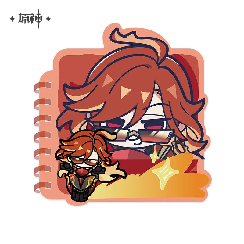 Chibi Character Series Spiral Notebook Natlan