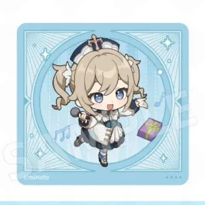 Barbara Coaster Freebie Barbara ACG Go Anime www.acg-go.com Barbara, Coaster, Genshin Impact, Tableware