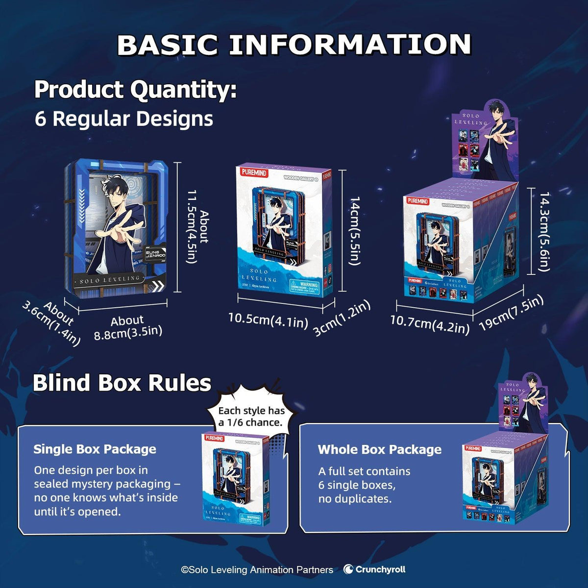 Solo Leveling Wooden Gallery Mystery Box