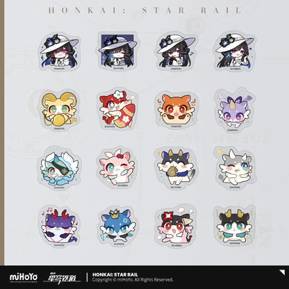 Honkai: Star Rail Pom-Pom Exhibition Series Chibi Sticker Box