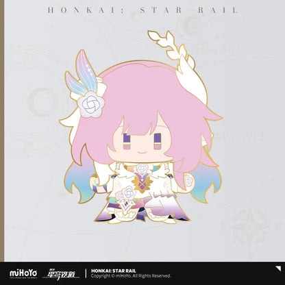 Honkai: Star Rail Chibi Doll Series Metal Pin Badge