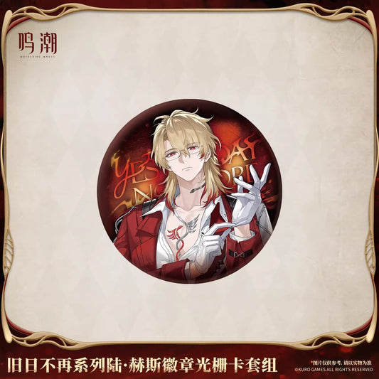 Wuthering Waves Yesterday No More Series Luuk Herssen Tinplate Badge & Shikishi Cardboard Set