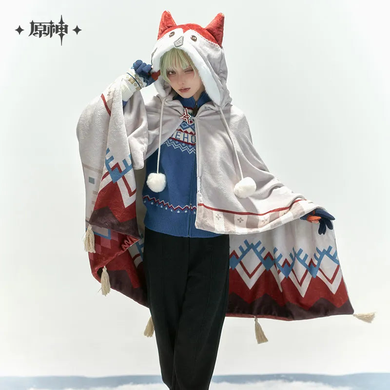 Genshin Impact Alyosha Theme Impression Series Wearable Blanket & Gloves