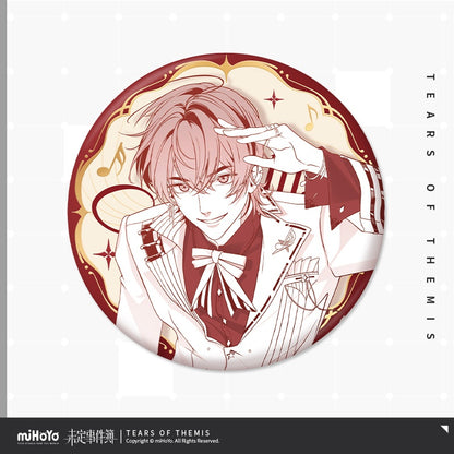 Tears of Themis Stellis Serenade Series Photolithographic Two-color Line Drawing Style Badge