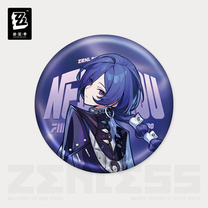 Zenless Zone Zero Artwork Series Krampus Tinplate Badge