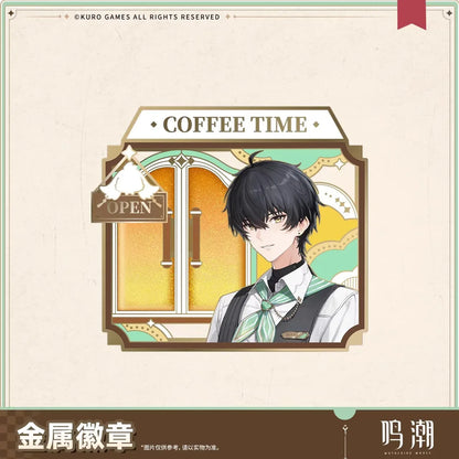 Wuthering Waves When the Skies Align Theme Rover Metal Badge Male Rover ACG Go Anime www.acg-go.com Badge, Female Rover, Male Rover, Wuthering Waves