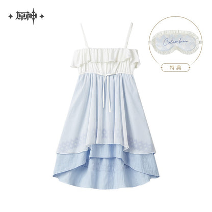 Genshin Impact Columbina Nighttime Tea Talk Series Nightdress With Eye Mask