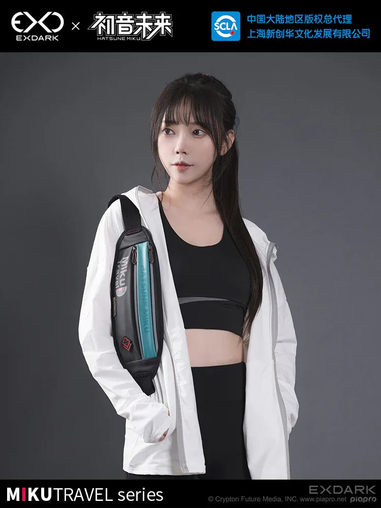 Mikutravel Series Running Bag Vocaloid! Hatsune Miku ACG Go Anime