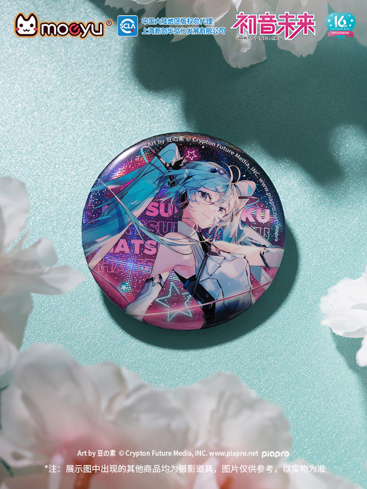 Memorial Badge Vocaloid! Hatsune Miku ACG Go Anime