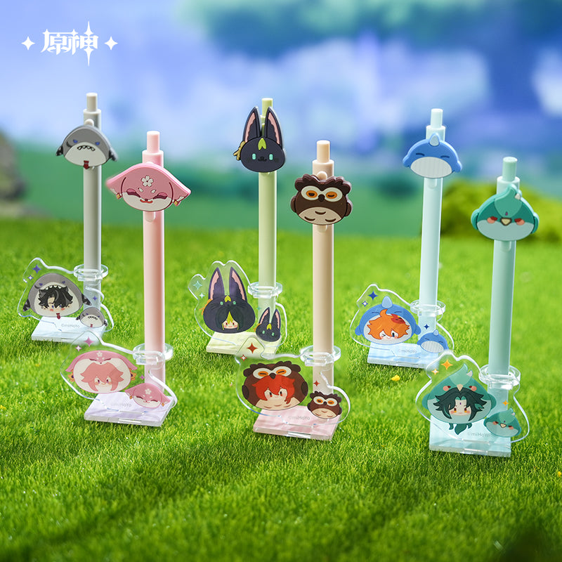 Teyvat Zoo Theme Series Acrylic Pen Holder