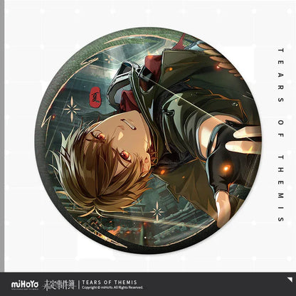 Tears of Themis Eternal Flame of the City Series Tinplate Badge Luke Pearce ACG Go Anime www.acg-go.com Artem Wing, Badge, Luke Pearce, Marius von Hagen, Tears of Themis, Vyn Richter