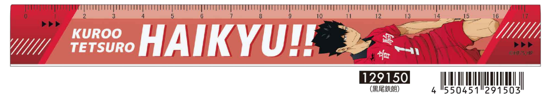 Haikyu!! Slim 17cm Ruler