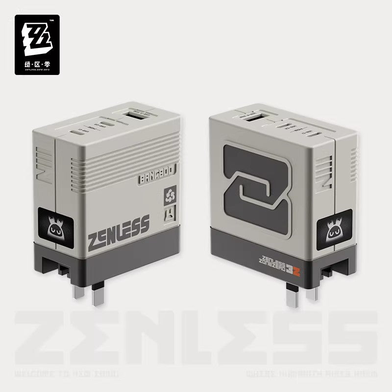 Zenless Zone Zero Rapid Power Pro Series 140W GaN Three-Port Fast Charging Adapter