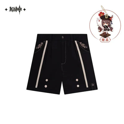 Hutao Theme Series Shorts Genshin Impact Black / XL ACG Go Anime www.acg-go.com Apparel, Hu Tao, Shorts