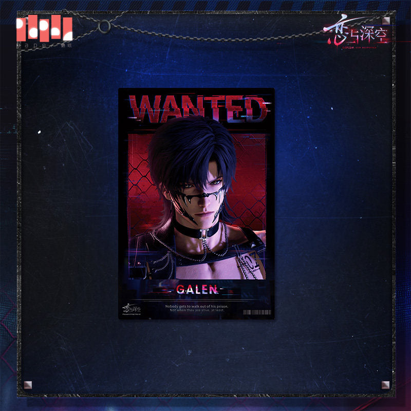 Love and Deepspace Tomorrow's Catch-22 Series Wanted Poster