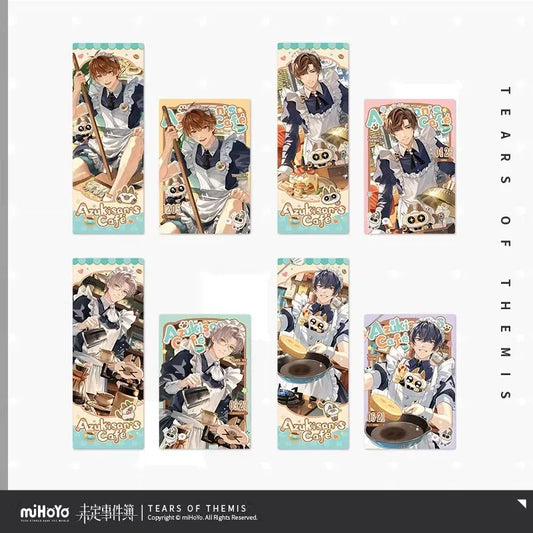 Tears of Themis Love at Azukisan's Café Series Commemorative Card & Commemorative Ticket Set Luke Pearce ACG Go Anime www.acg-go.com Art Decor, Artem Wing, Luke Pearce, Marius von Hagen, Tears of Themis, Vyn Richter