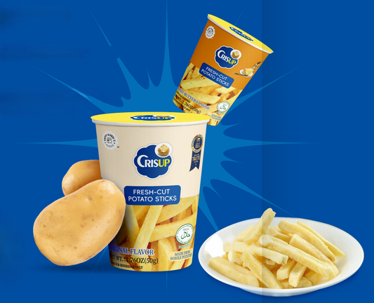 Crisup Fresh Cut Potato Sticks Cups (6 Flavors)