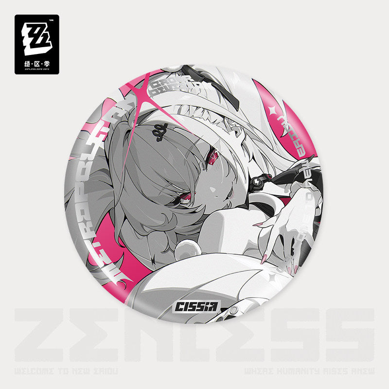 Zenless Zone Zero Mindscape Cinema Series Metropolitan Order Division Reflective Badge