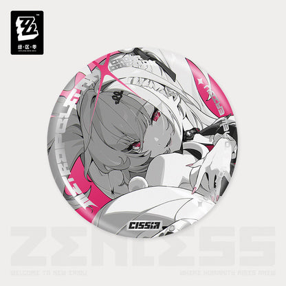 Zenless Zone Zero Mindscape Cinema Series Metropolitan Order Division Reflective Badge