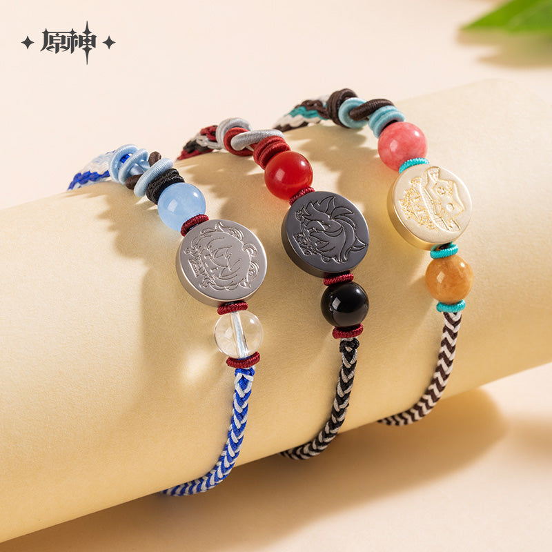 Character Impression Beaded Braided Bracelet