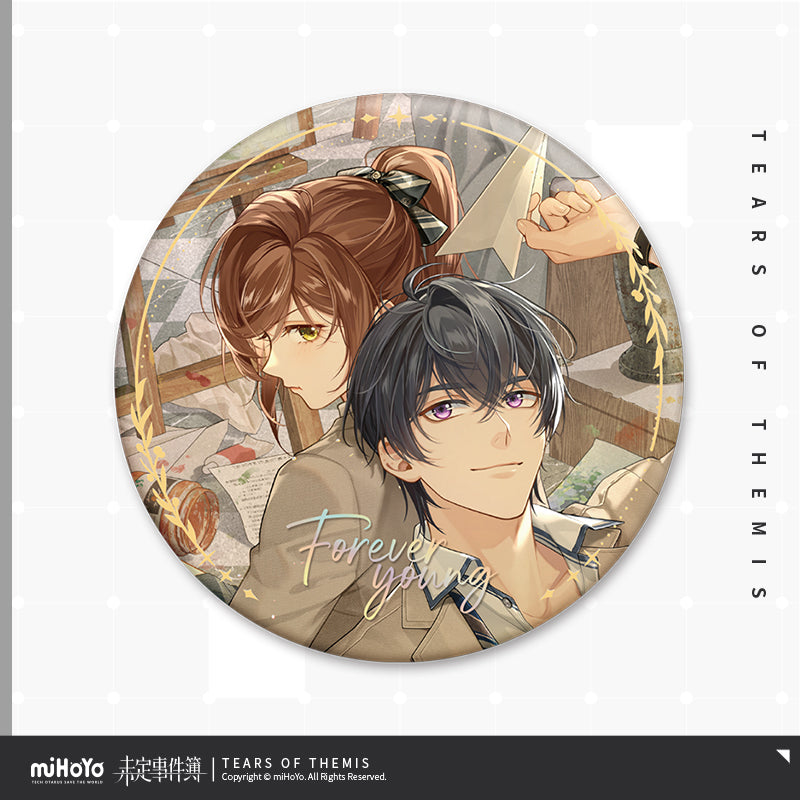 8th Anniversary Forever Young Series Double Badge