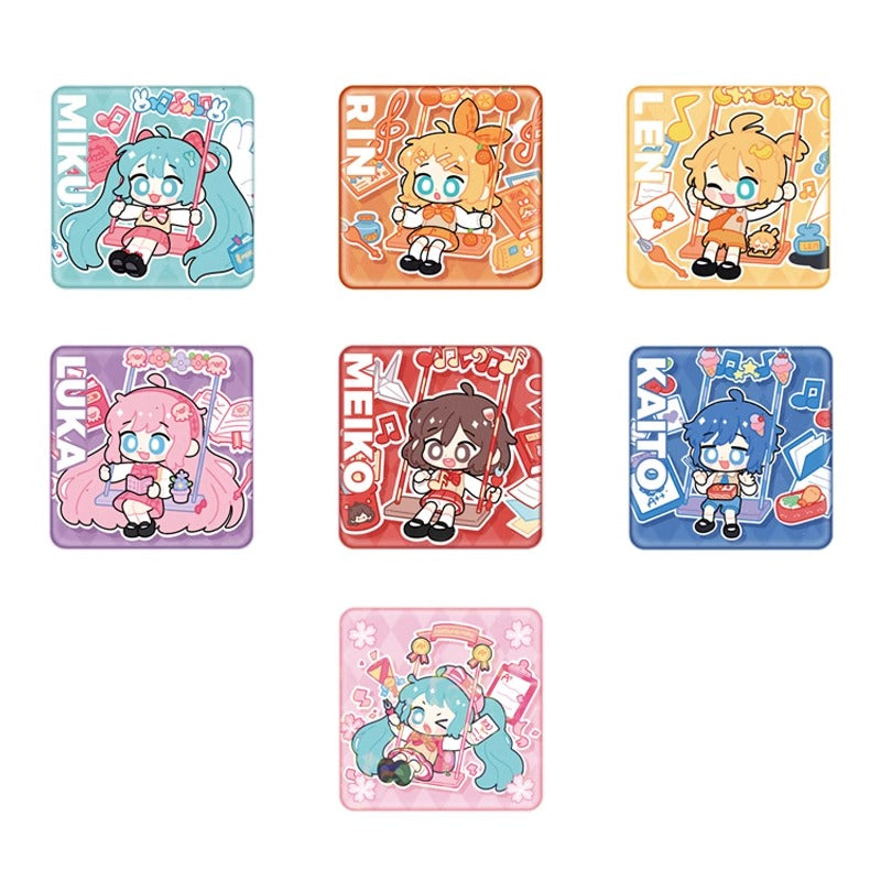And Friends Swing Series Badge Mystery Box Vocaloid! Hatsune Miku ACG Go Anime
