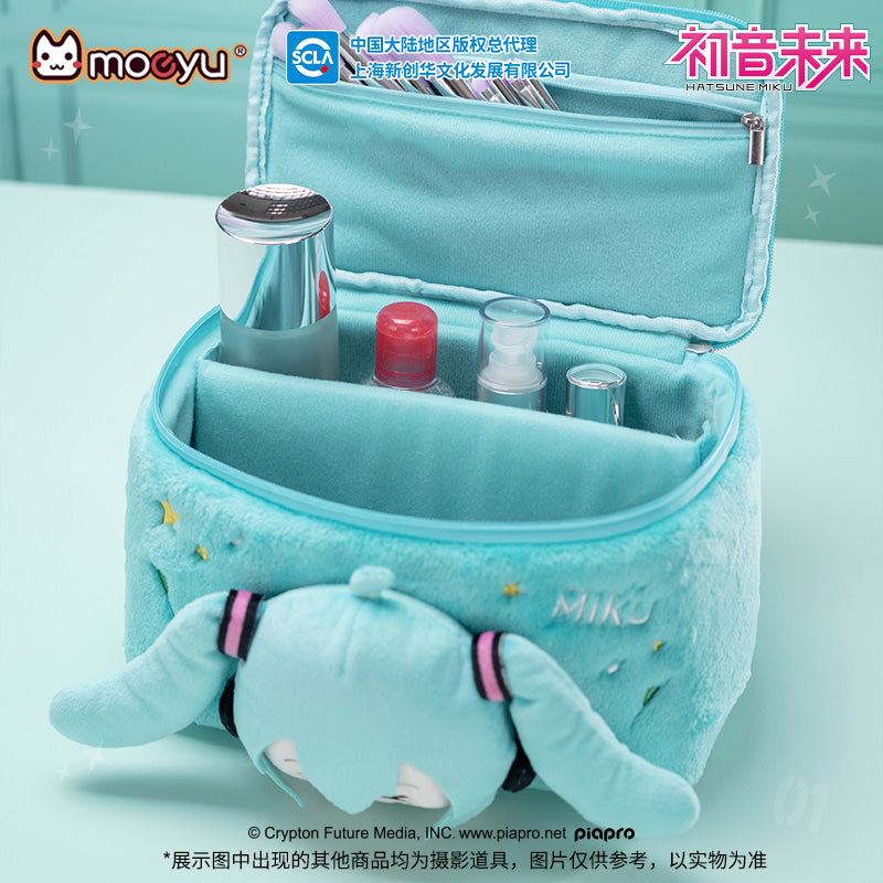 Squinting Eyes Series Plush Cosmetic Bag Vocaloid! Hatsune Miku ACG Go Anime