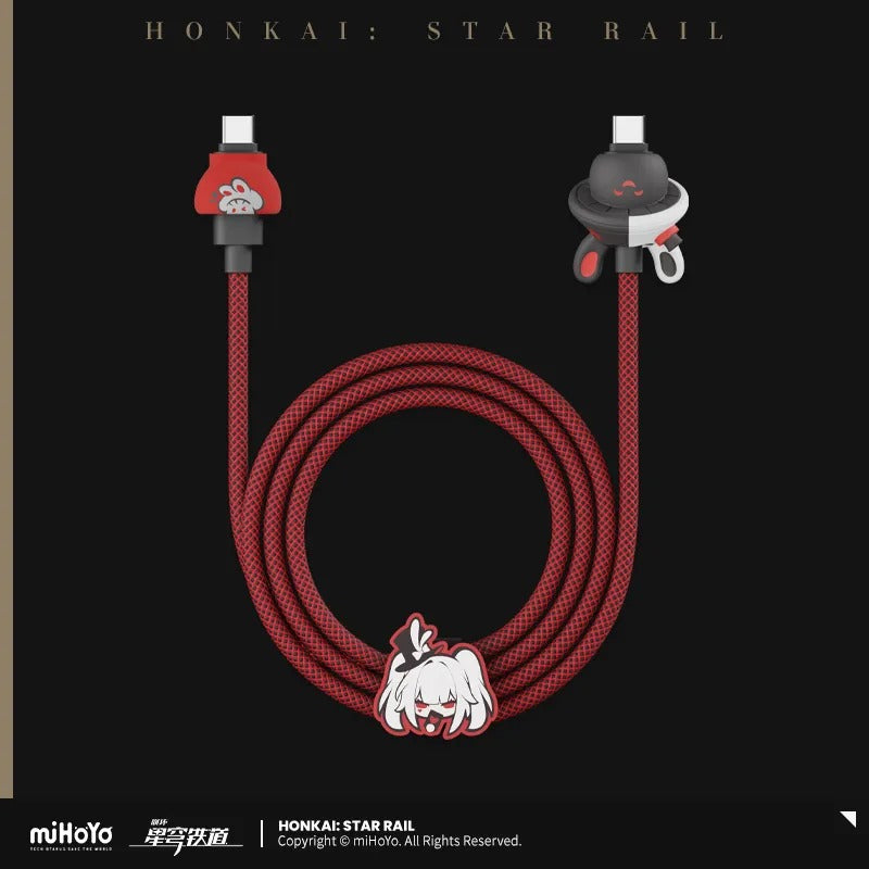 Honkai: Star Rail Sparkle & Sparxie Series 100W Braided Data Cable