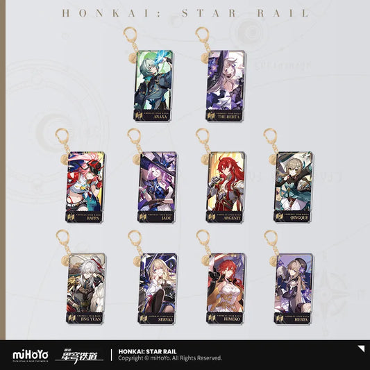 The Erudition Character Warp Artwork Acrylic Keychain