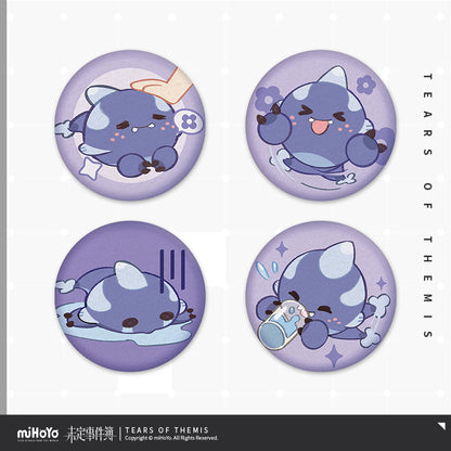 Plush Daily Life Series Chibi Mini Plush Badge Set