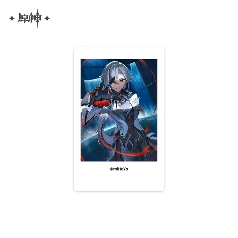 Two Worlds A Flame The Crimson Night Fades Card Arlecchino Ver. Genshin Impact (Not For Sale) Arlecchino ACG Go Anime www.acg-go.com Arlecchino, Art Decor, Card