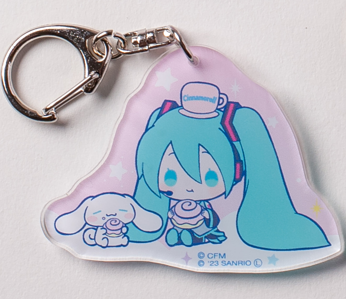 HATSUNE MIKU X Cinnamoroll Keyring