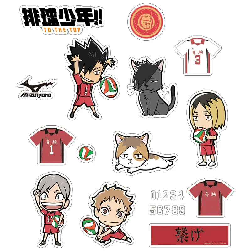 Character Stickers Haikyu!! Nekoma High School ACG Go Anime www.acg-go.com Sticker
