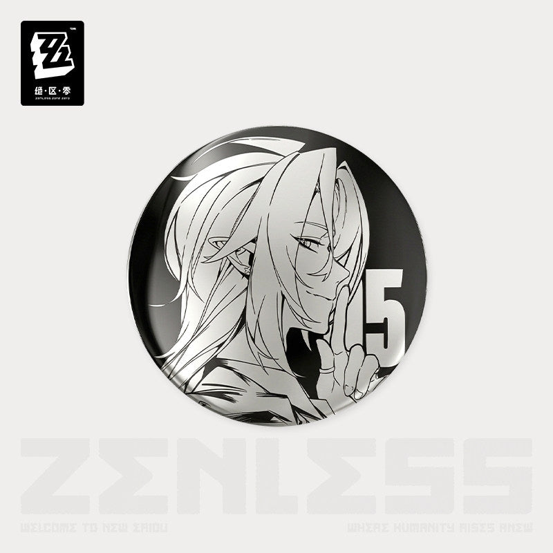 Zenless Zone Zero Time Signal Research Series Metallic Mirror Badge Vol.2