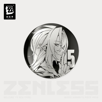 Zenless Zone Zero Time Signal Research Series Metallic Mirror Badge Vol.2