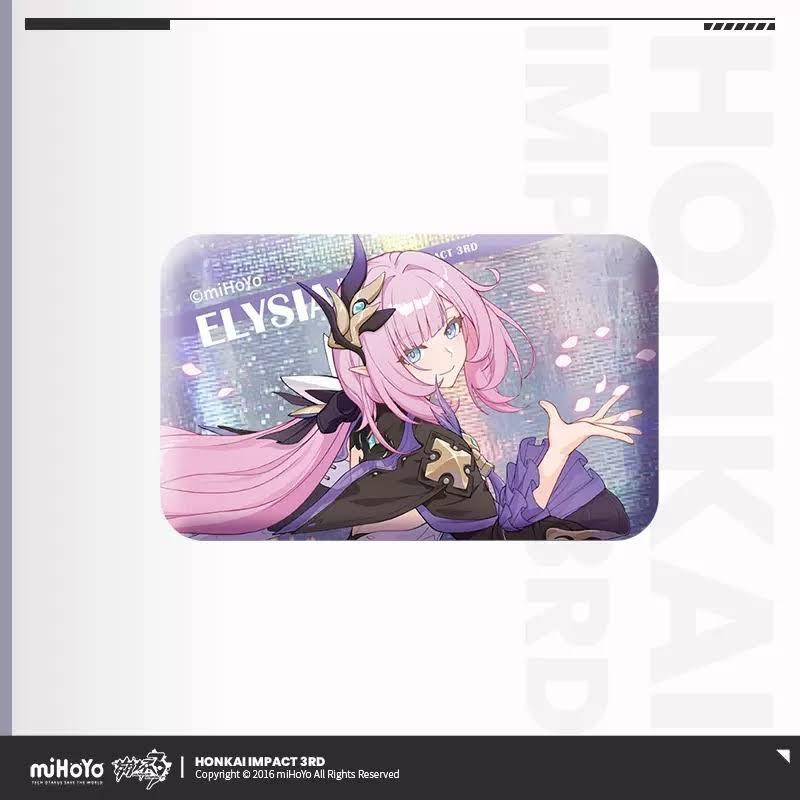 Flame Chasers Series Character Badge Honkai Impact 3rd Elysia ACG Go Anime www.acg-go.com Badge