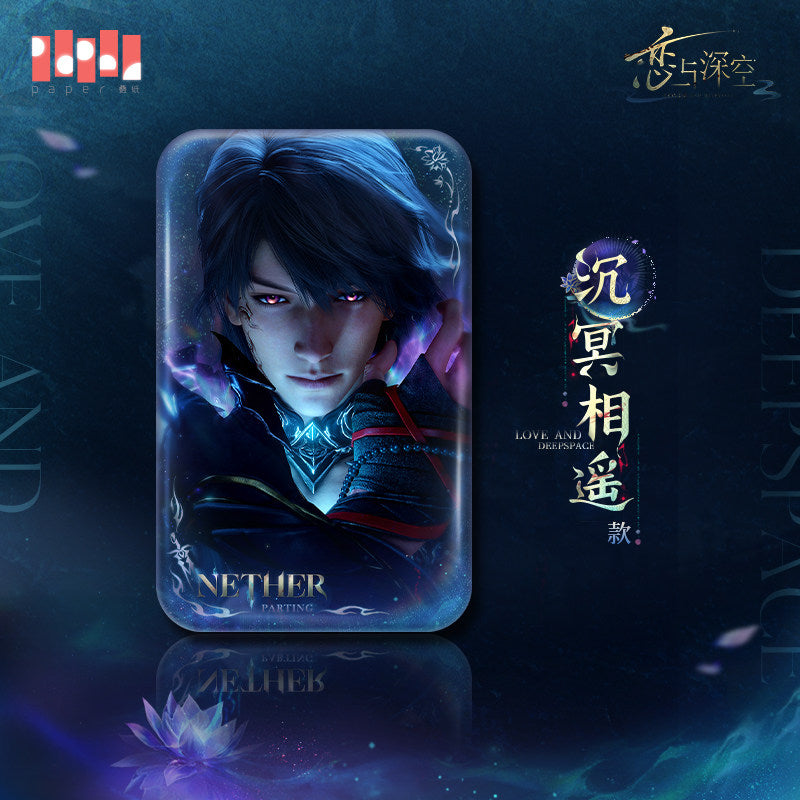 Love and Deepspace Caleb Ghosts' Final March Series Square Tinplate Badge