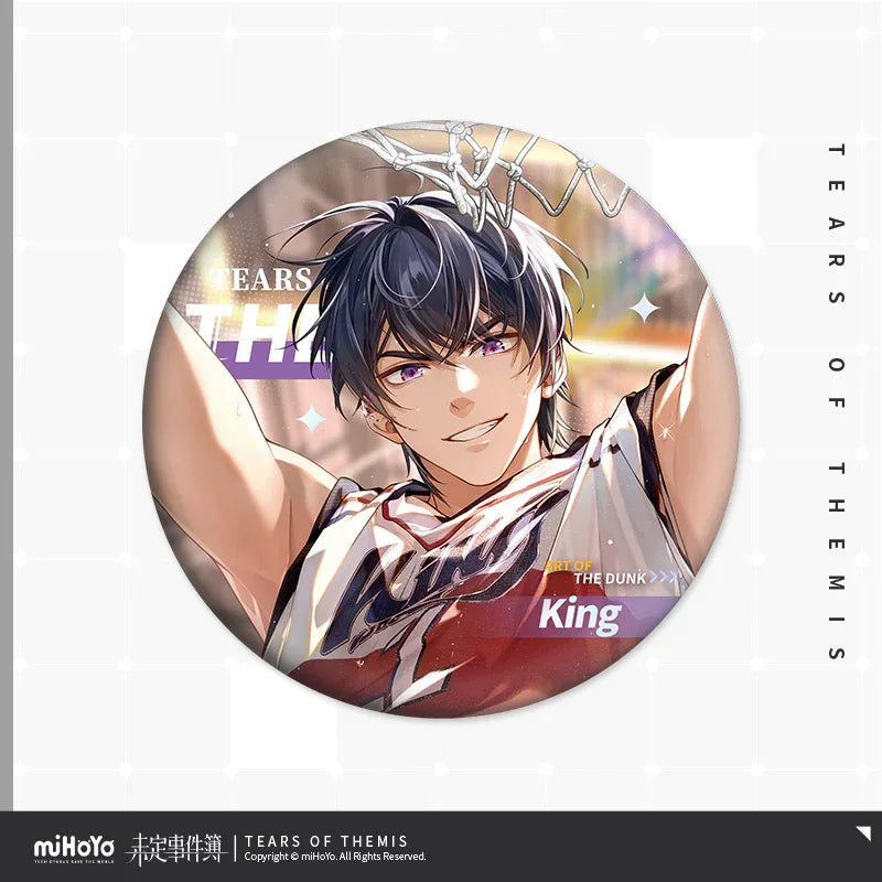 Chasing Dreams With Passion Series Tinplate Badge Tears of Themis Marius von Hagen ACG Go Anime www.acg-go.com Artem Wing, Badge, Luke Pearce, Marius von Hagen, Vyn Richter